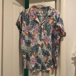 EUC - Marine Layer Short Sleeve Hawaiian Shirt - XL